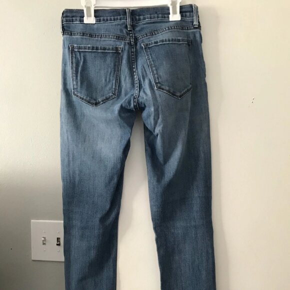 Banana Republic Women's Distressed Frayed Girlfriend Stretch Jeans Size 25 (2) - Picture 5 of 7